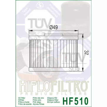 HIFLOFILTRO olajszűrő HF510