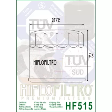 HIFLOFILTRO olajszűrő HF515