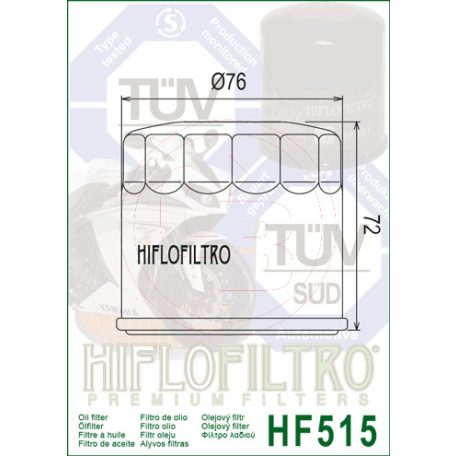 HIFLOFILTRO olajszűrő HF515