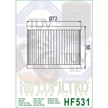 Olajszűrő HIFLOFILTRO HF 531