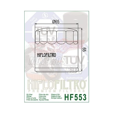 Olajszűrő HIFLOFILTRO HF 553