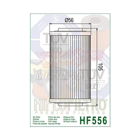 Olajszűrő HIFLOFILTRO HF 556
