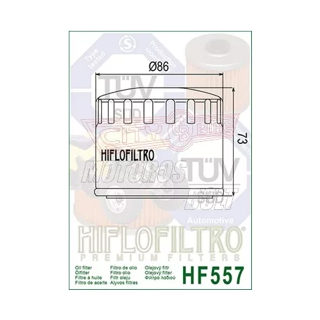 Olajszűrő HIFLOFILTRO HF 557