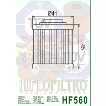 Olajszűrő HIFLOFILTRO HF 560