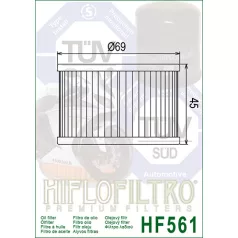 Olajszűrő HIFLOFILTRO HF 561
