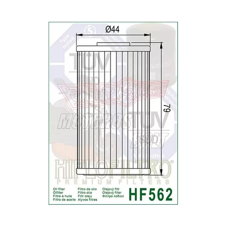 Olajszűrő HIFLOFILTRO HF 562