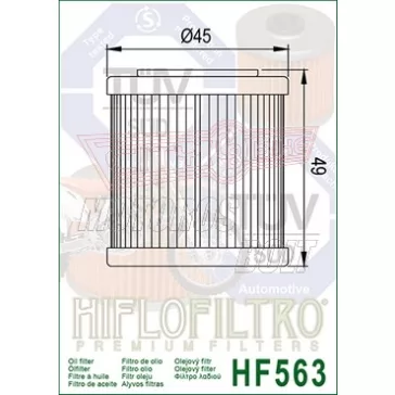 Olajszűrő HIFLOFILTRO HF 563