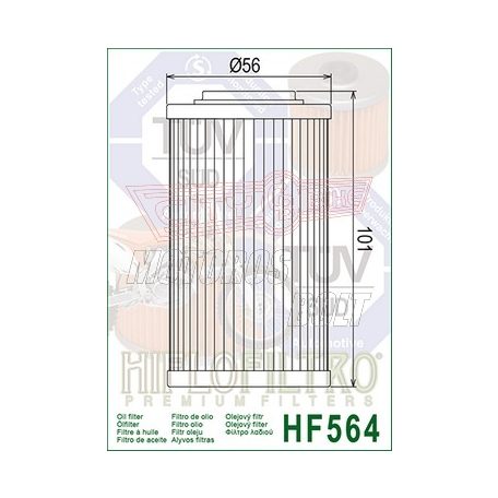 Olajszűrő HIFLOFILTRO HF 564