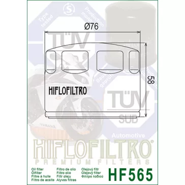 Olajszűrő HIFLOFILTRO HF 565