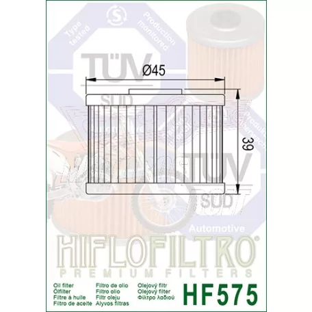 Olajszűrő HIFLOFILTRO HF 575