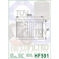HIFLOFILTRO olajszűrő HF591