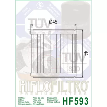 HIFLOFILTRO olajszűrő HF593