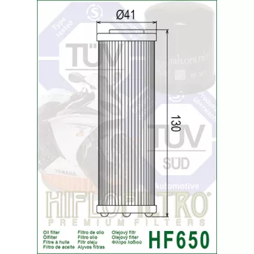 Olajszűrő HIFLOFILTRO HF 650