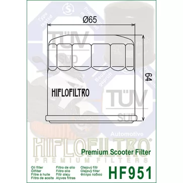 Olajszűrő HIFLOFILTRO HF 951