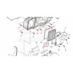 Levegőszűrő YAMAHA CZD 300A X-MAX / MW300 ABS Tricity