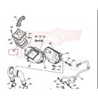 Levegőszűrő YAMAHA T-MAX 500 (01-07) (fő szűrő)
