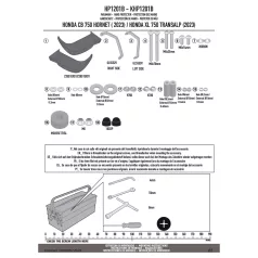  Kézvédő HONDA CB 750 HORNET 23-24 / XL 750 TRANSALP (GIVI)