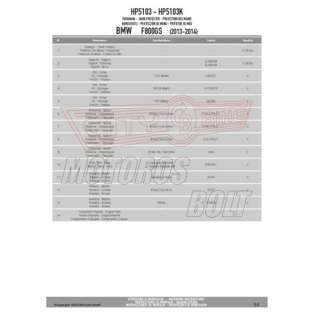 Kézvédő BMW F 650 GS / F 800 GS (2008 -2017) / F 700 GS (2013-2017) GIVI