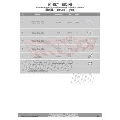 Index tartó HONDA CB 500 X (2013-2018) GIVI