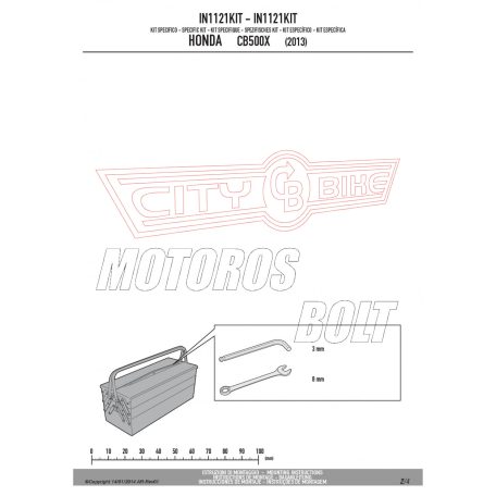 Index tartó HONDA CB 500 X (2013-2018) GIVI