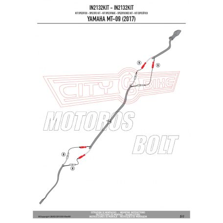 Index tartó YAMAHA MT-09 (2017-2020) GIVI