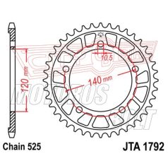 Lánckerék hátsó JT 1792