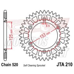 Lánckerék hátsó JT 210-42