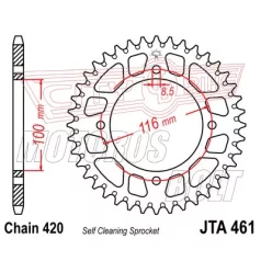 Lánckerék hátsó JT 461