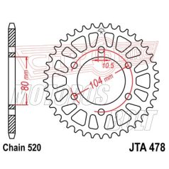 Lánckerék hátsó JT 478-41