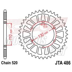 Lánckerék hátsó JT 486-42