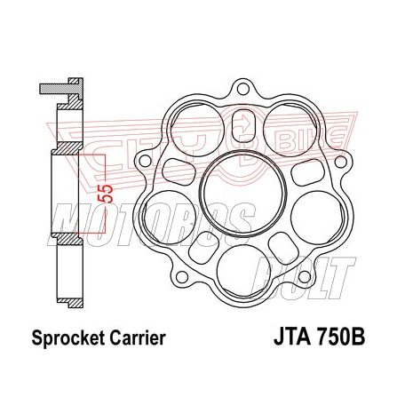 Lánckerék adapter hátsó lánckerékhez Ducati 748/916 JT 750B