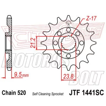 Lánckerék első JT 1441 SC