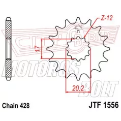 Lánckerék első JT 1556