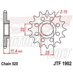 Lánckerék első JT 1902-16