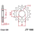 Lánckerék első JT 1908