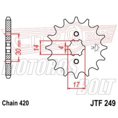 Lánckerék első JT 249-14