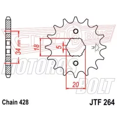 Lánckerék első JT 264