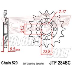 Lánckerék első JT 284 SC