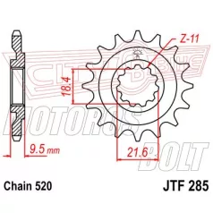 Lánckerék első JT 285