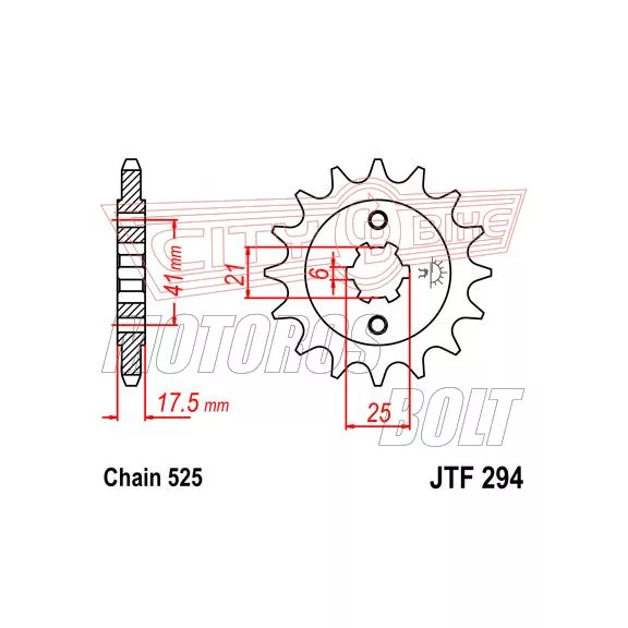 Lánckerék első JT 294-15 Lánckerék első JT 294-15