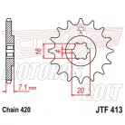 Lánckerék első JT 413