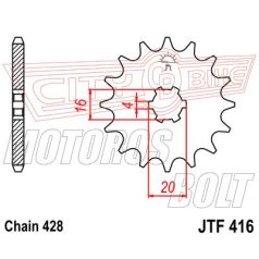 Lánckerék első JT 416-14
