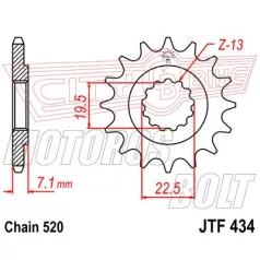 Lánckerék első JT 434