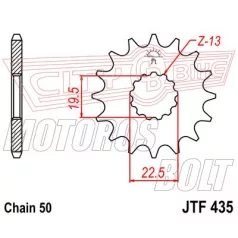 Lánckerék első JT 435