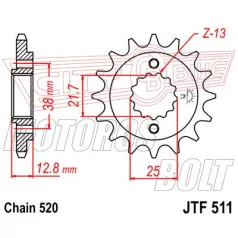 Lánckerék első JT 511