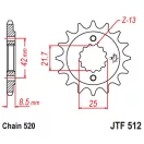 Lánckerék első JT 512-16