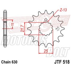 Lánckerék első JT 518-15