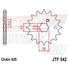 Lánckerék első JT 542
