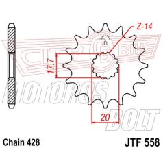 Lánckerék első JT 558-14