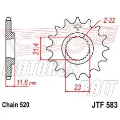 Lánckerék első JT 583